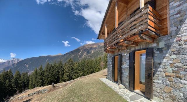 Chalet Baita Delle Favole Di Rosarita Berbenno di Valtellina ภายนอก รูปภาพ
